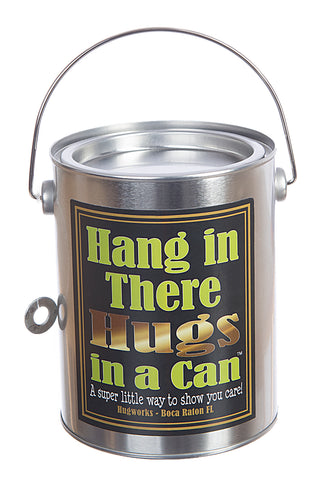 Hugs in a Can Hang in There Hugs  teddy hug gram